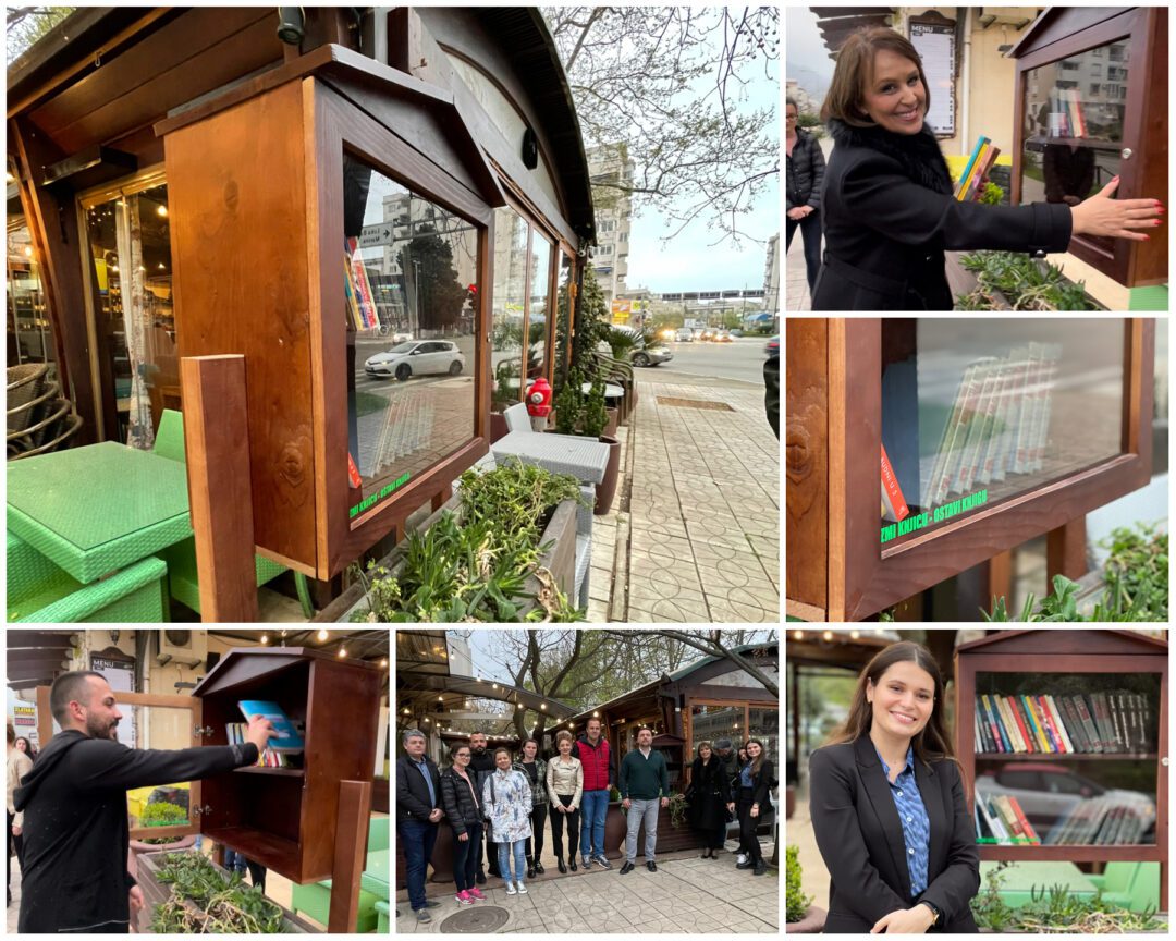 Forum mladih barske URE otvaranjem ulične biblioteke obilježio Internacionalni dan knjige i autorskih prava